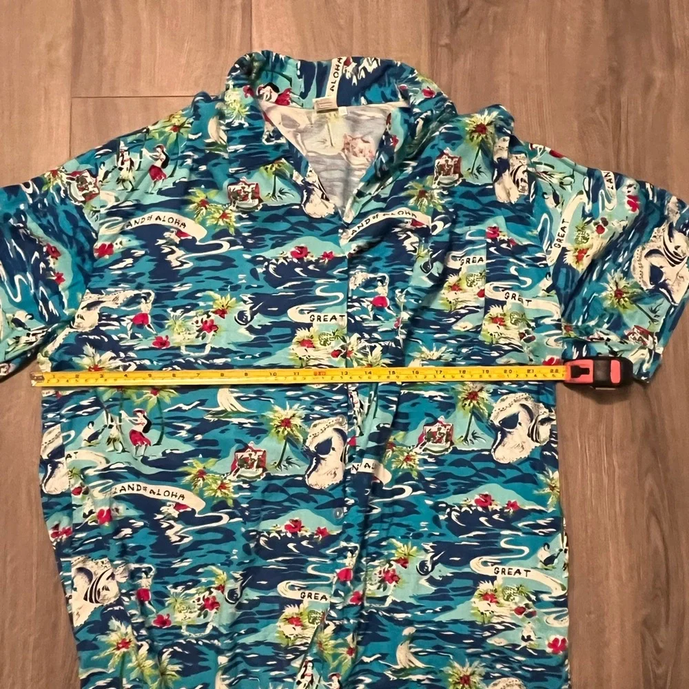 Blue Hawaiian Shirt